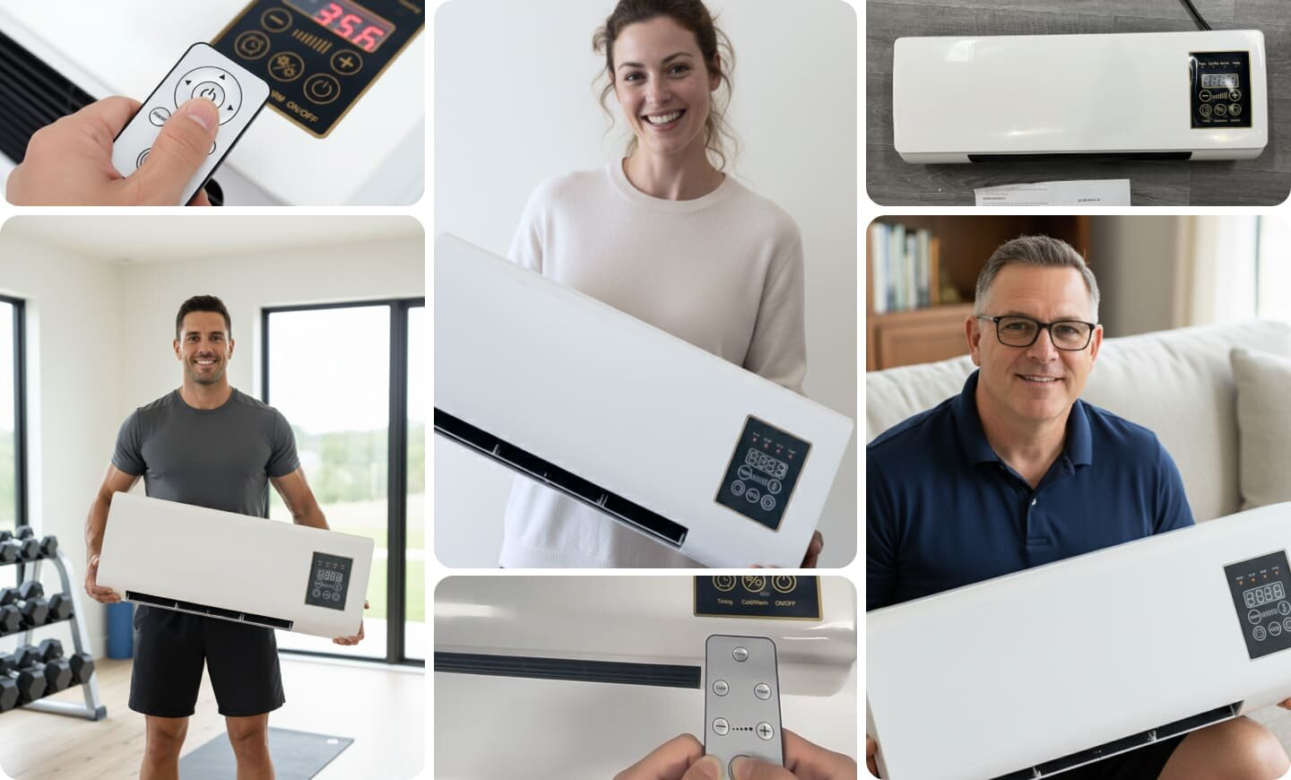 Coolzy-Kunden aus mehreren Lifestyle-Settings